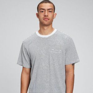 GAP Linen Blend T-Shirt - Optic White
